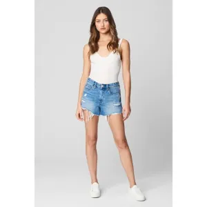 Blank NYC The Barrow  Wildflower High Rise Cut Off Frayed Shorts Size 28 NWT0136