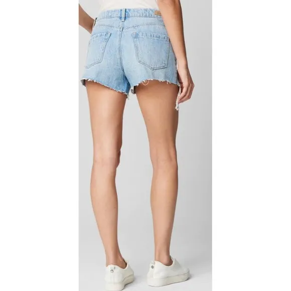 Blank NYC The Barrow  Wildflower High Rise Cut Off Frayed Shorts Size 28 NWT0136