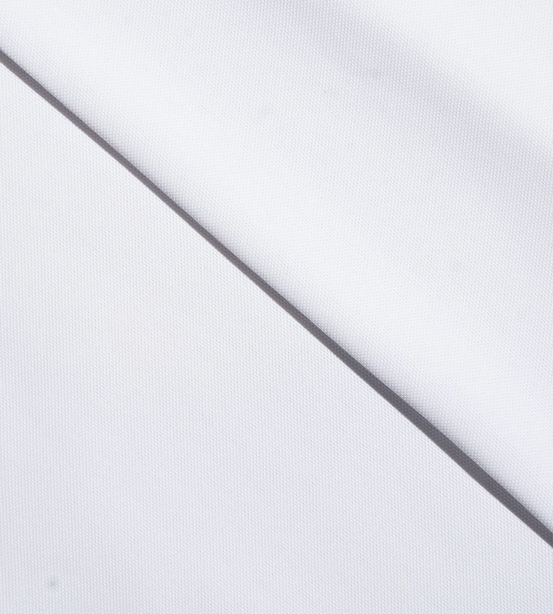 BLOCK PIQUE POLO - WHITE