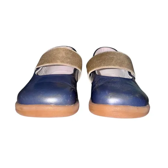 BOBUX delight navy mary Jane baby first walkers girl’s shoes size 23 7