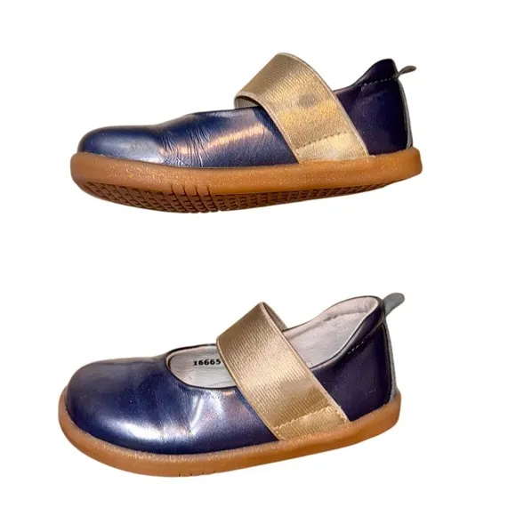 BOBUX delight navy mary Jane baby first walkers girl’s shoes size 23 7