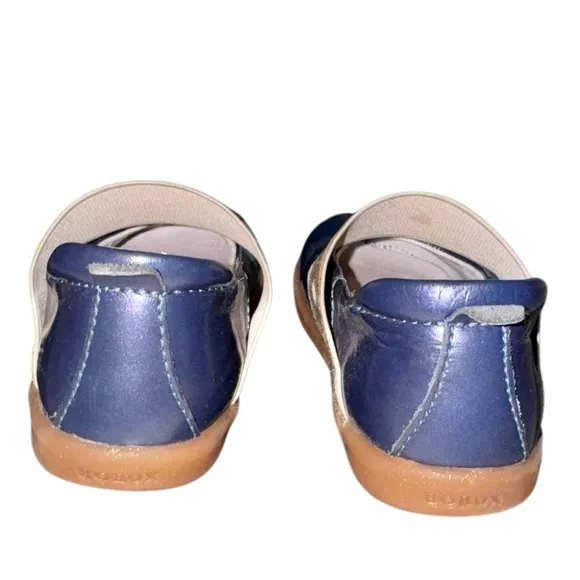 BOBUX delight navy mary Jane baby first walkers girl’s shoes size 23 7