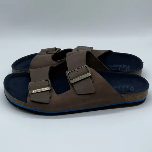 Boden Leather Double Strap Sandal