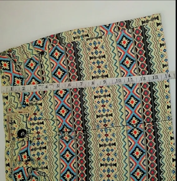 BohoTribal Skirt|Mini Yellow Skirt|Aztec Skirt