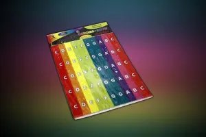 Boomwhackers Chroma Notes Stick-Ons nuottitarrat
