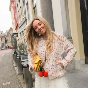 Boucle vest handmade