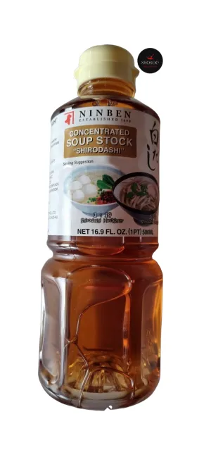 Brodo shirodashi ( brodo transparente)  concentrato per Ramen  - Ninben 500ml