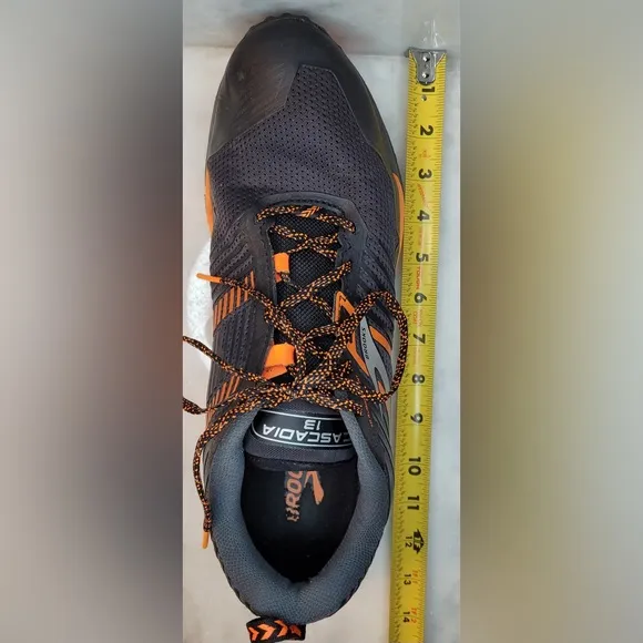 BROOKS CASCADIA 13 ATHLETIC TRAIL RUNNING SHOES SIZE 12.5 EE