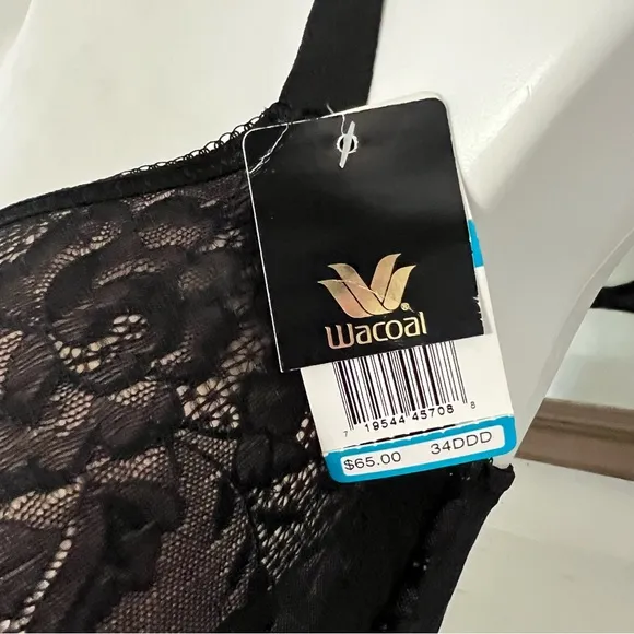 B’tempted by Wacoal Lace Finesse T-Shirt Bra Size 34DDD New w/Tag
