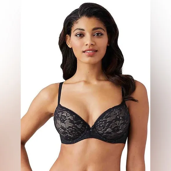 B’tempted by Wacoal Lace Finesse T-Shirt Bra Size 34DDD New w/Tag