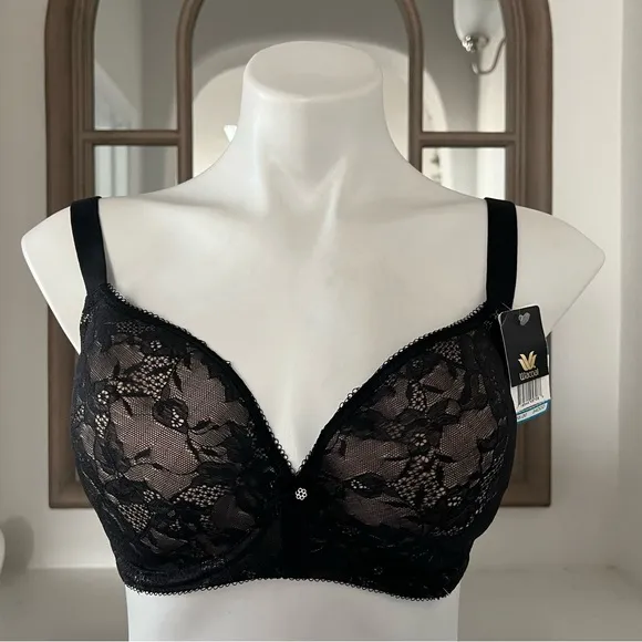 B’tempted by Wacoal Lace Finesse T-Shirt Bra Size 34DDD New w/Tag