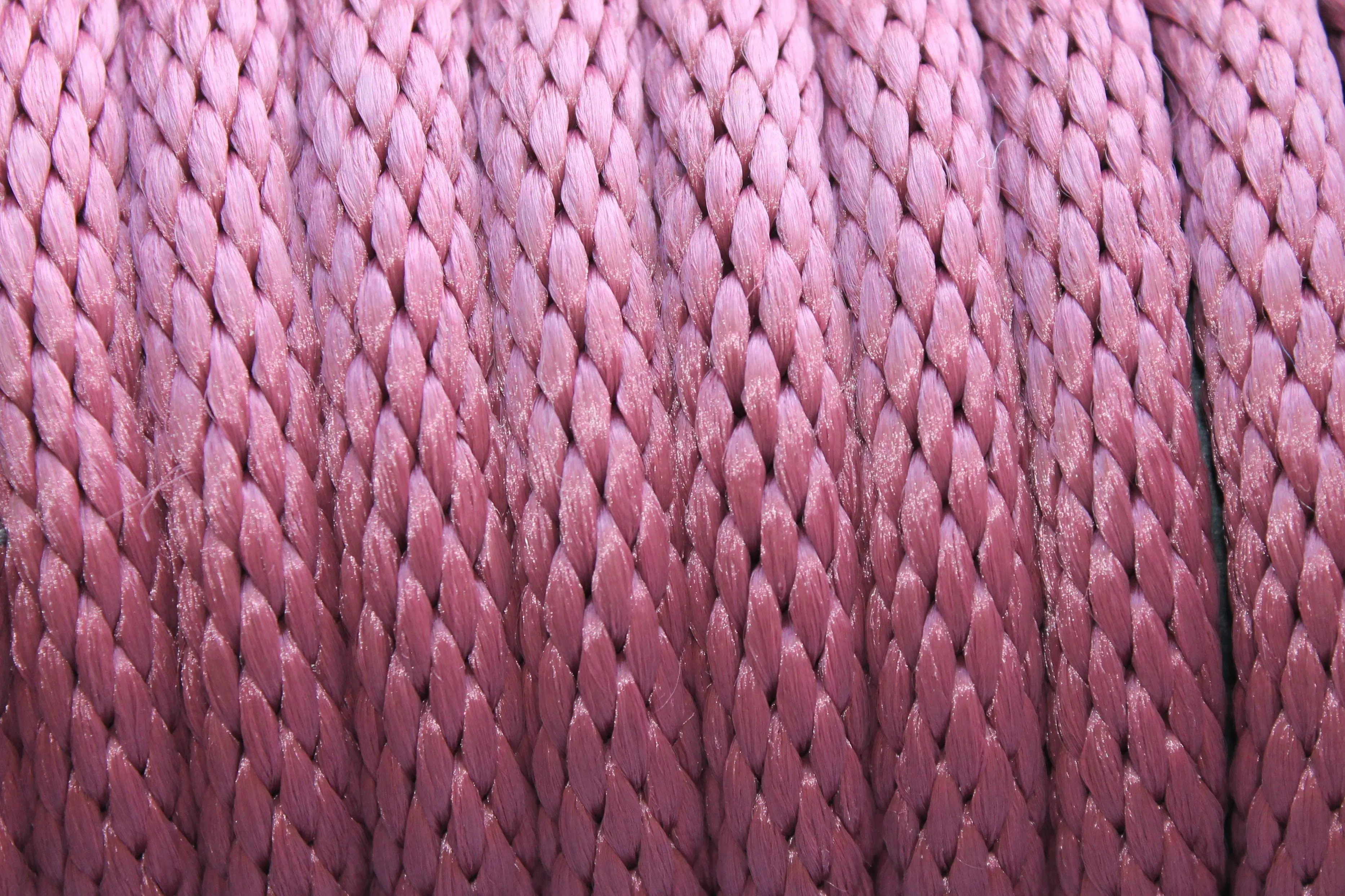 Burgundy Solid Braided Multifilament Polypropylene Rope