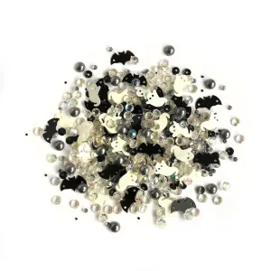 Buttons Galore & More - Shaker Embellishments - Sparkletz - Boo SPK153