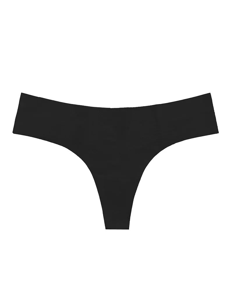 Bye Bra - Invisible Thong - String 2 pack - Nude En Zwart