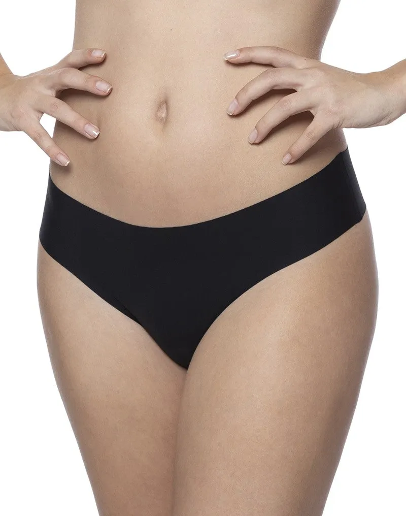 Bye Bra - Invisible Thong - String 2 pack - Nude En Zwart