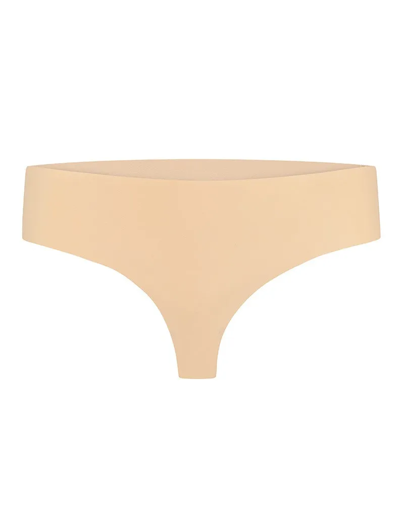 Bye Bra - Invisible Thong - String 2 pack - Nude En Zwart