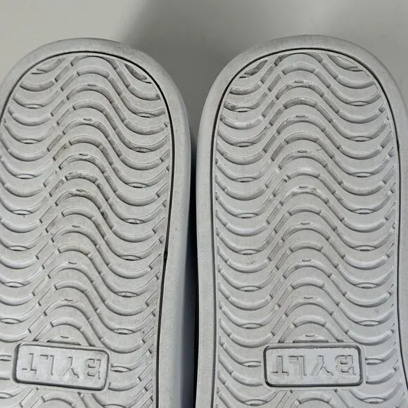 BYLT Shoes Mens Size 10 Lido Knit White Sneakers Casual Classic