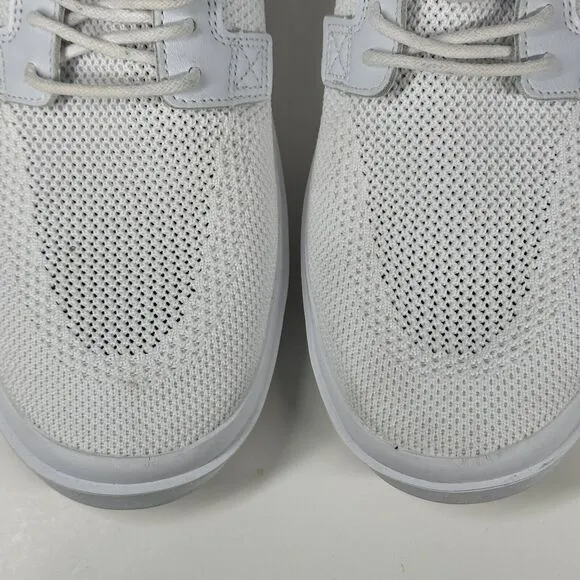 BYLT Shoes Mens Size 10 Lido Knit White Sneakers Casual Classic