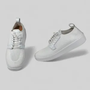 BYLT Shoes Mens Size 10 Lido Knit White Sneakers Casual Classic