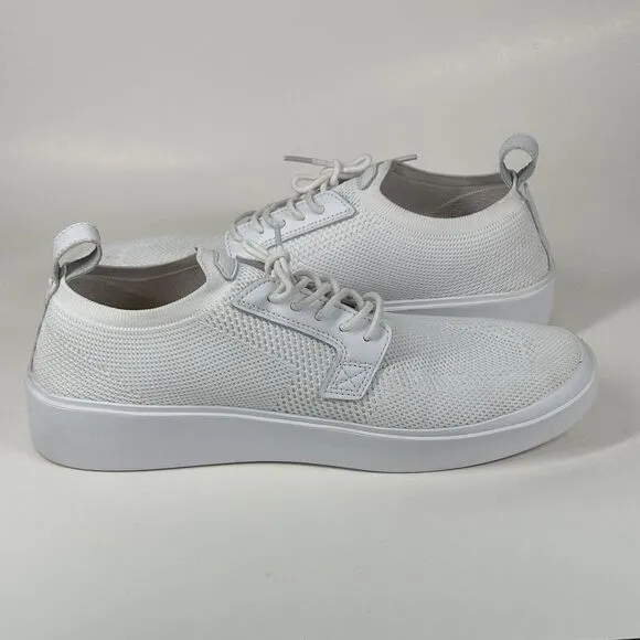 BYLT Shoes Mens Size 10 Lido Knit White Sneakers Casual Classic
