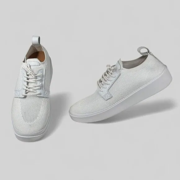 BYLT Shoes Mens Size 10 Lido Knit White Sneakers Casual Classic