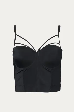 CAGED BUSTIER TOP