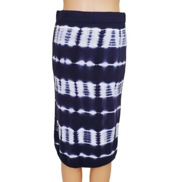 Calvin Klein tie dye pull on pencil skirt