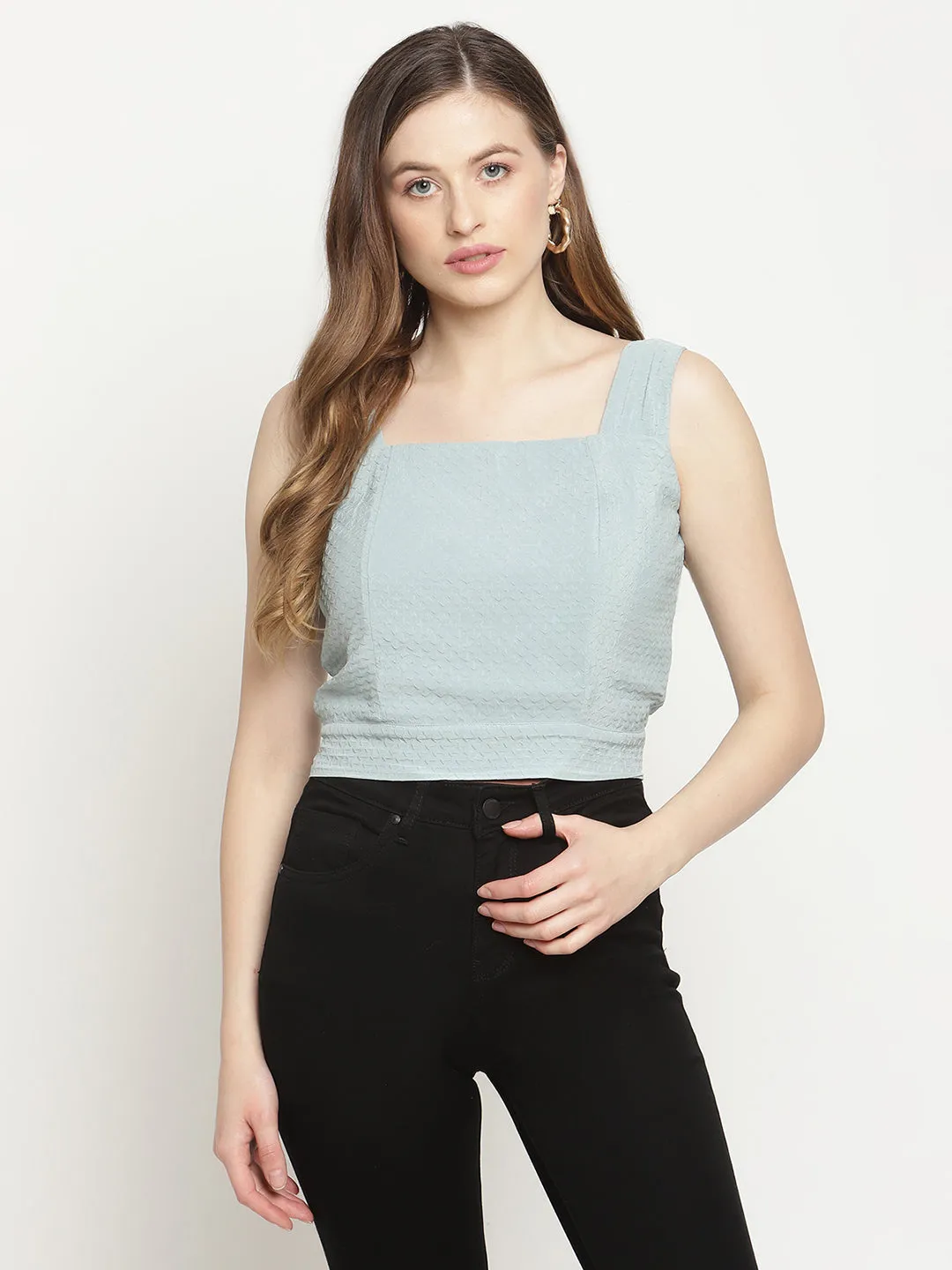 Camla Barcelona Green Top