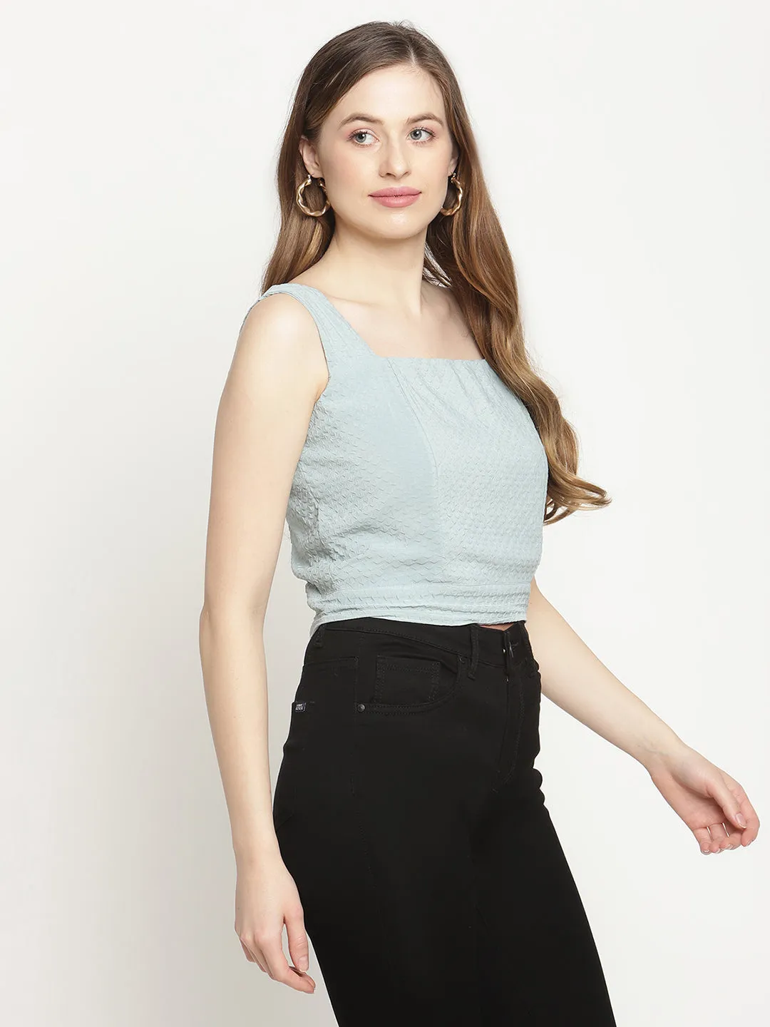 Camla Barcelona Green Top