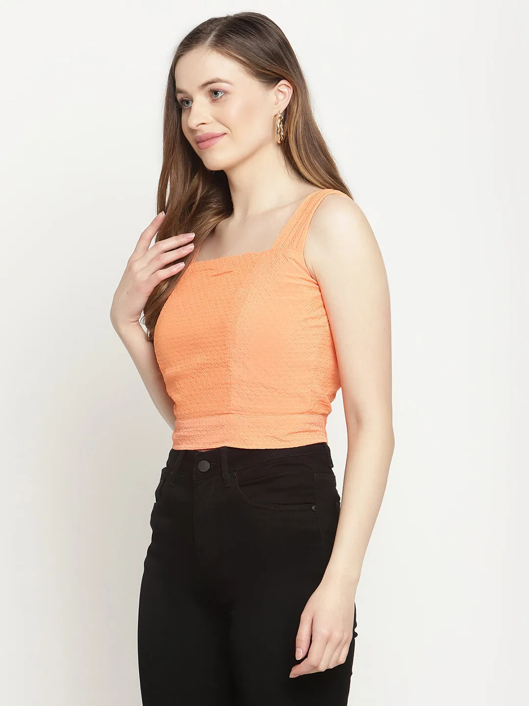 Camla Barcelona Orange Top