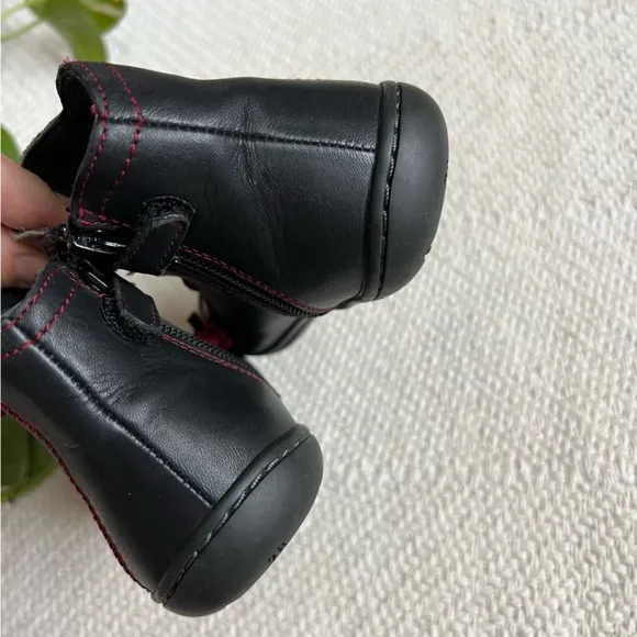 Camper Kids Peu Cami Leather Brown Ankle Boots