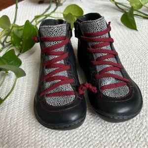 Camper Kids Peu Cami Leather Brown Ankle Boots