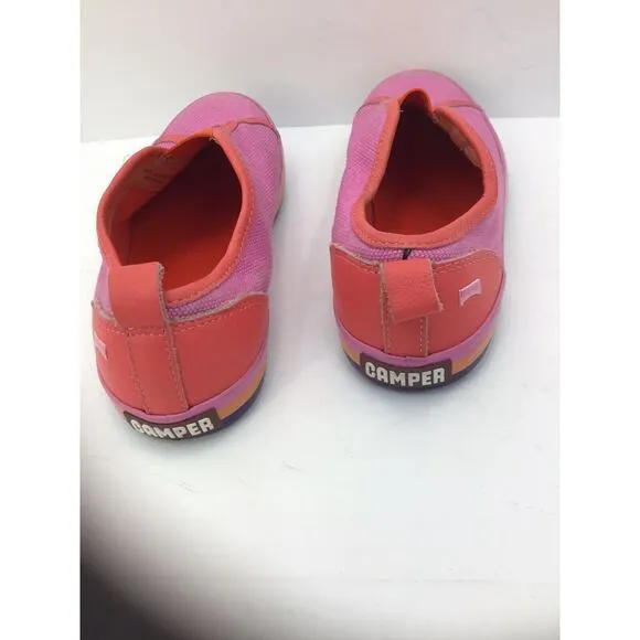 Camper Kids Unisex Girl Slip on shoes Size 33-US 2.5 Pink