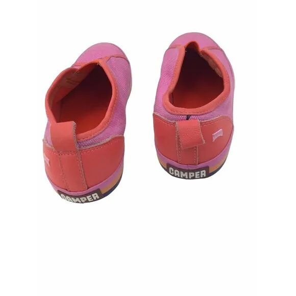 Camper Kids Unisex Girl Slip on shoes Size 33-US 2.5 Pink