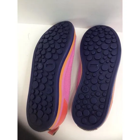 Camper Kids Unisex Girl Slip on shoes Size 33-US 2.5 Pink