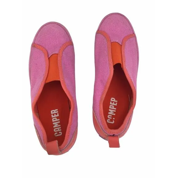 Camper Kids Unisex Girl Slip on shoes Size 33-US 2.5 Pink