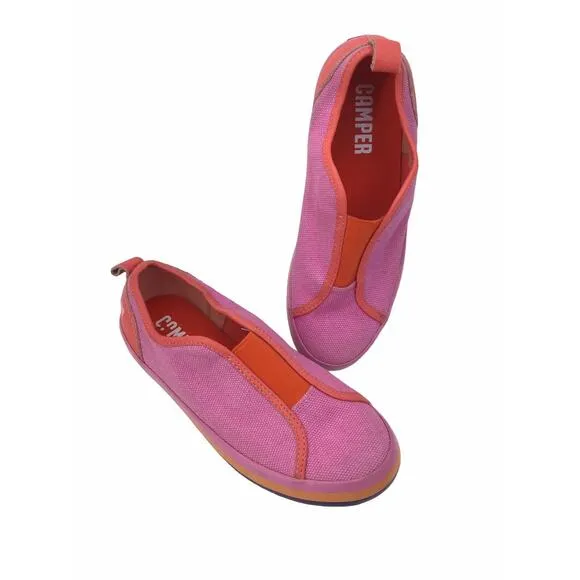 Camper Kids Unisex Girl Slip on shoes Size 33-US 2.5 Pink