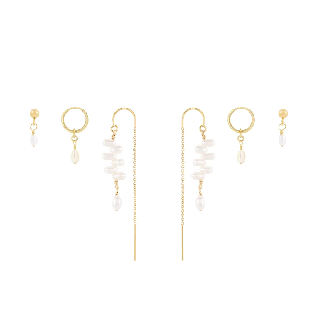 Capri Earring Bundle  - Gold