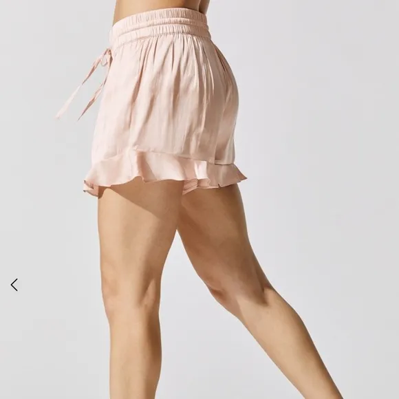 Carbon38 Satin Ruffle Short