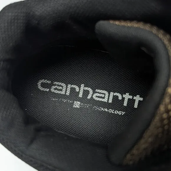 Carhartt Waterproof Carbon Toe Work Boots, Brown, Men's 10 M