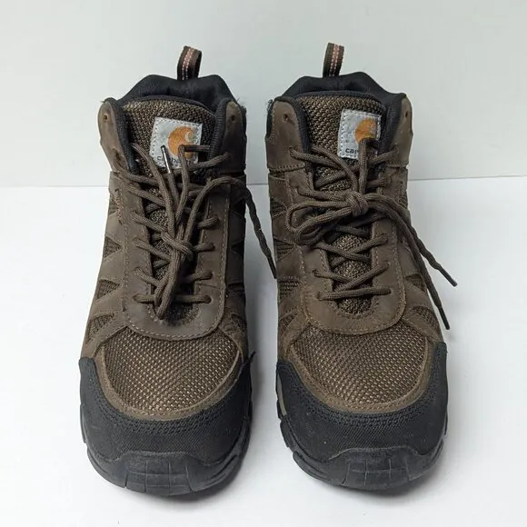 Carhartt Waterproof Carbon Toe Work Boots, Brown, Men's 10 M