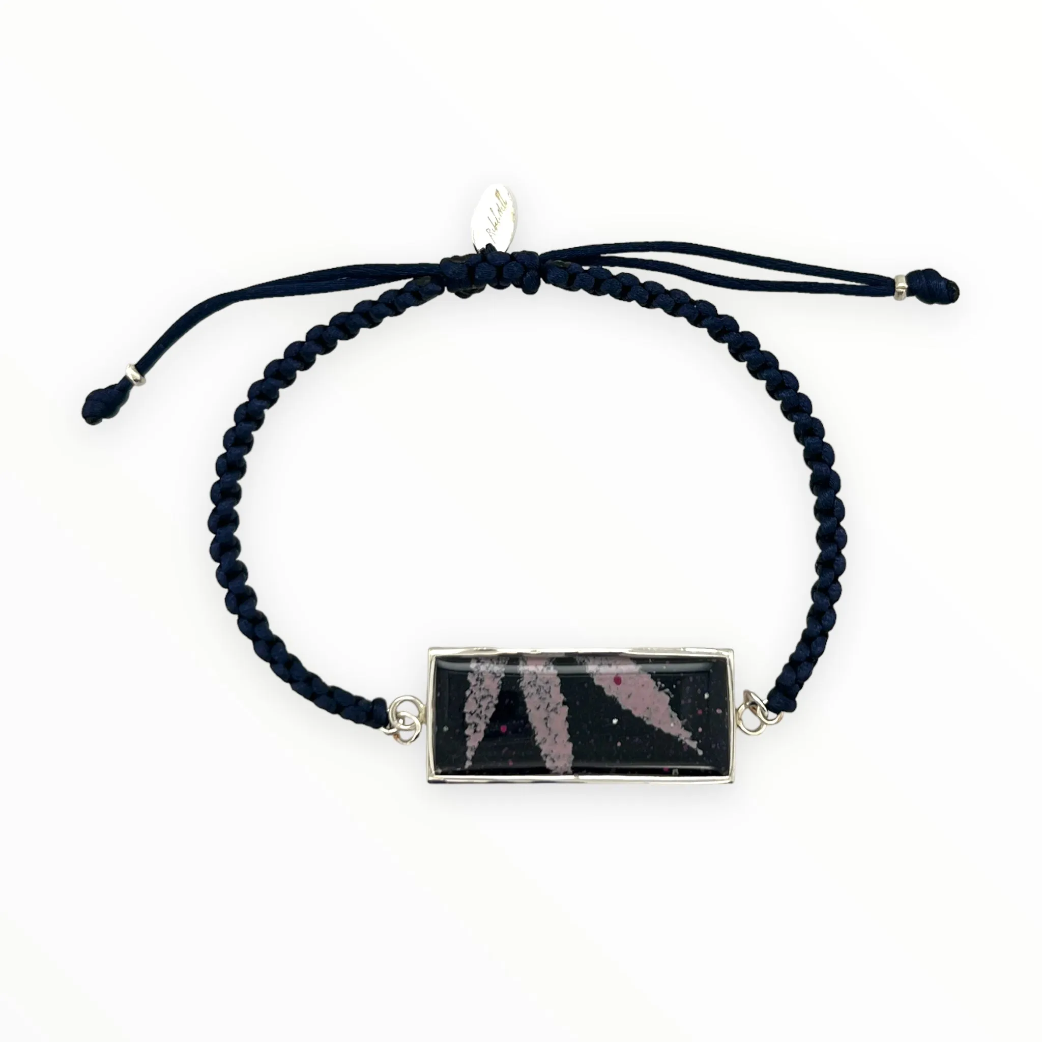 Carl Bracelet | Silver | Navy