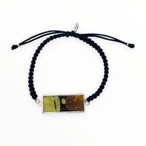 Carl Bracelet | Silver | Navy