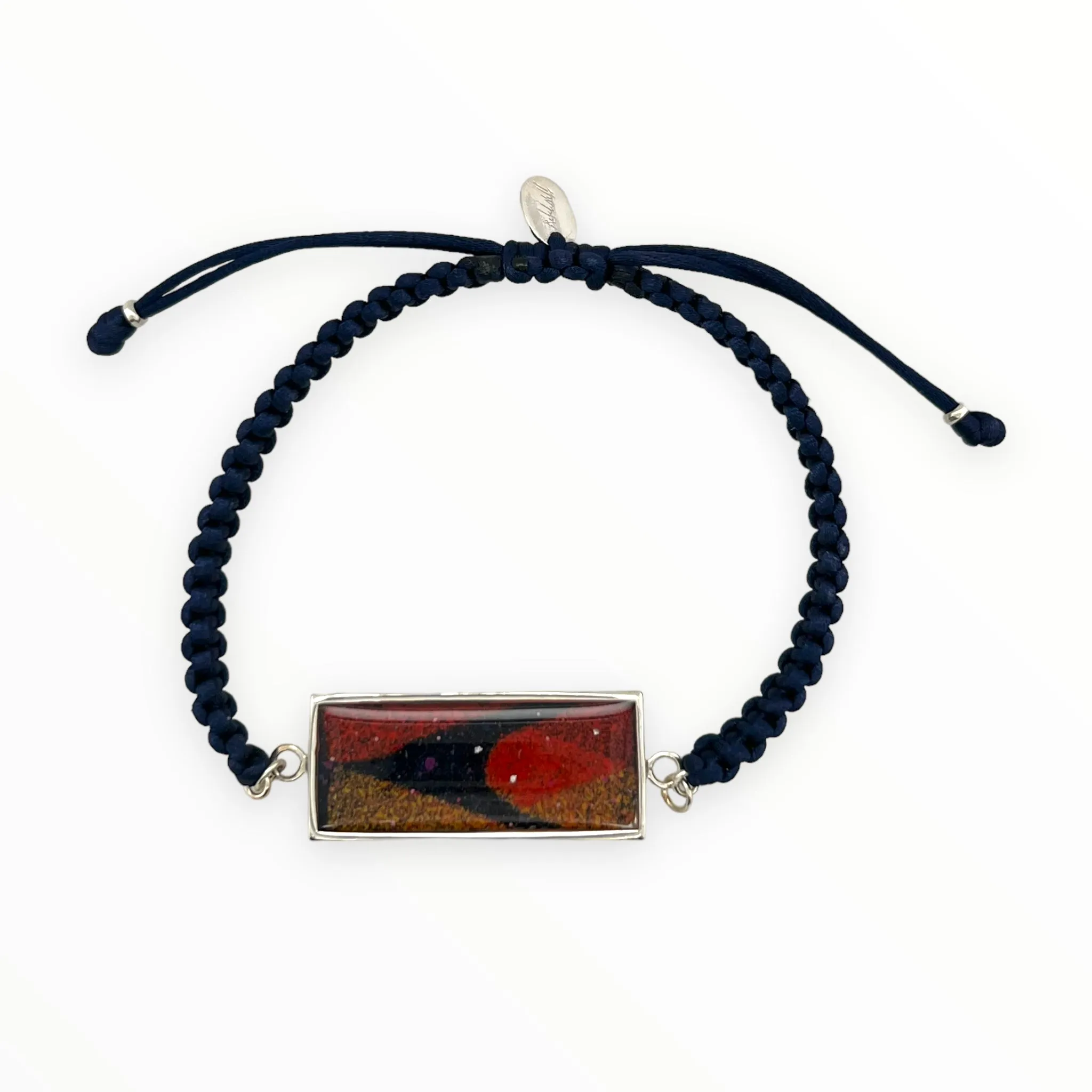 Carl Bracelet | Silver | Navy