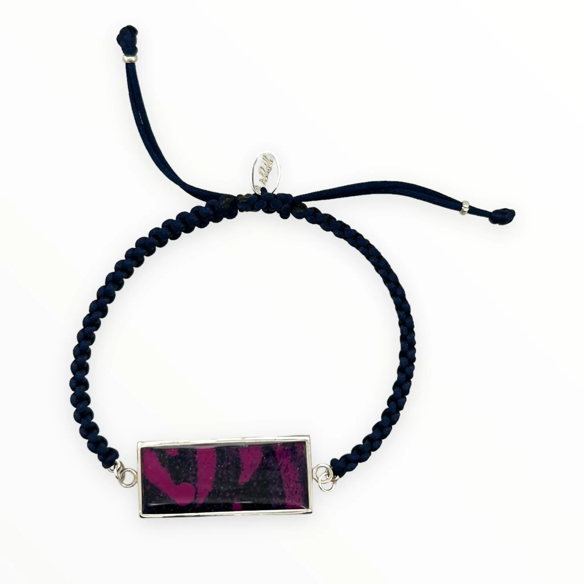 Carl Bracelet | Silver | Navy