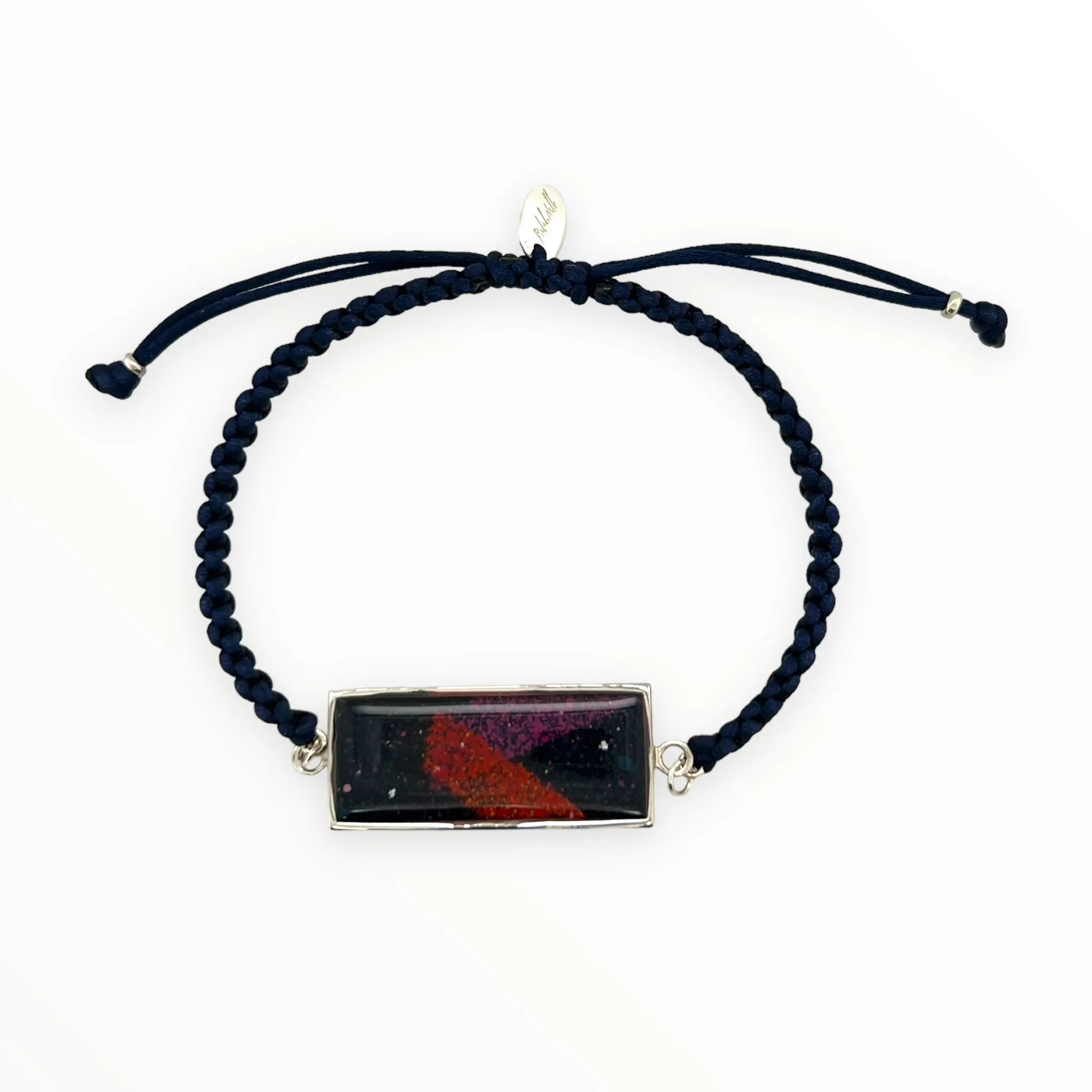Carl Bracelet | Silver | Navy