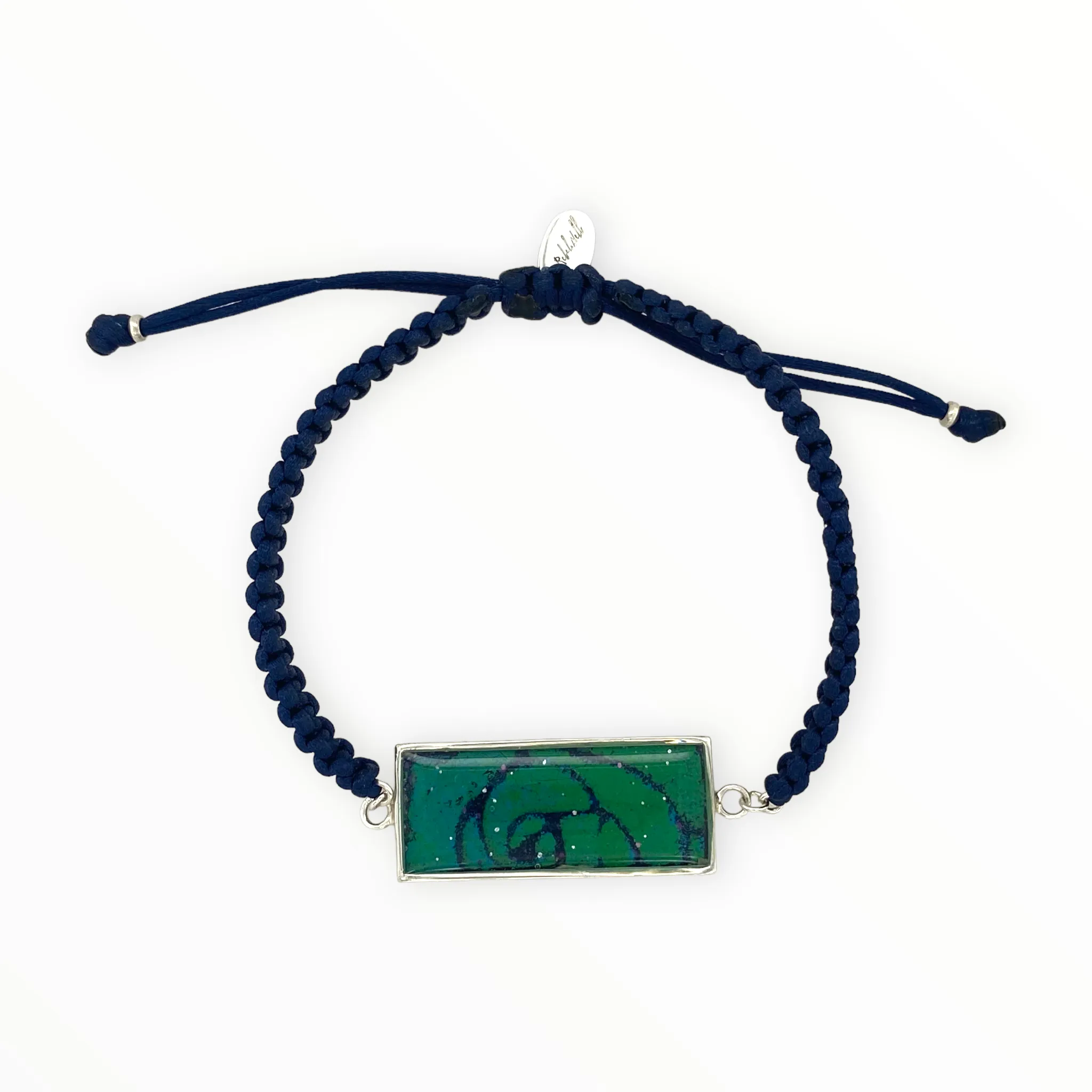 Carl Bracelet | Silver | Navy