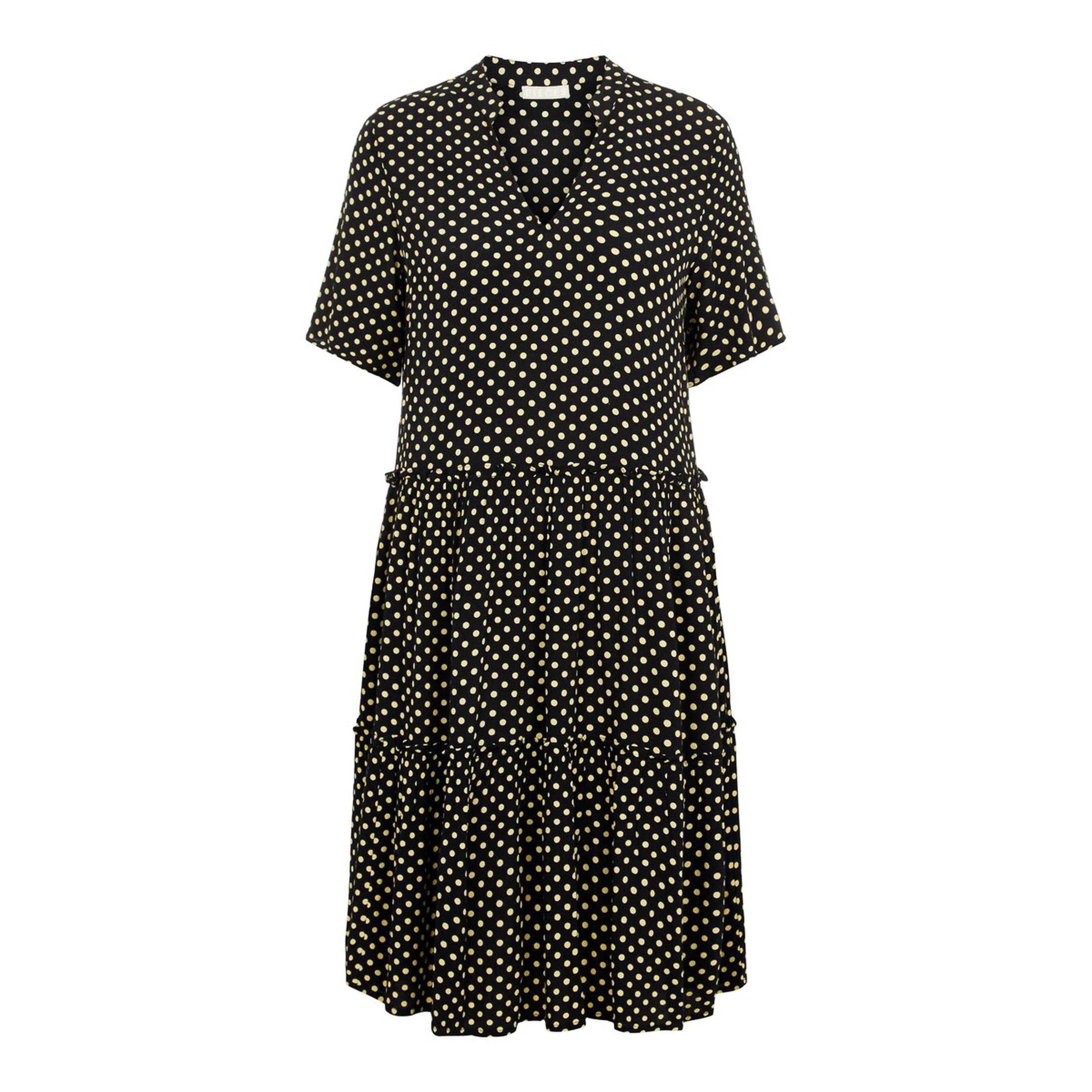 Casta polkadot jurk zwart