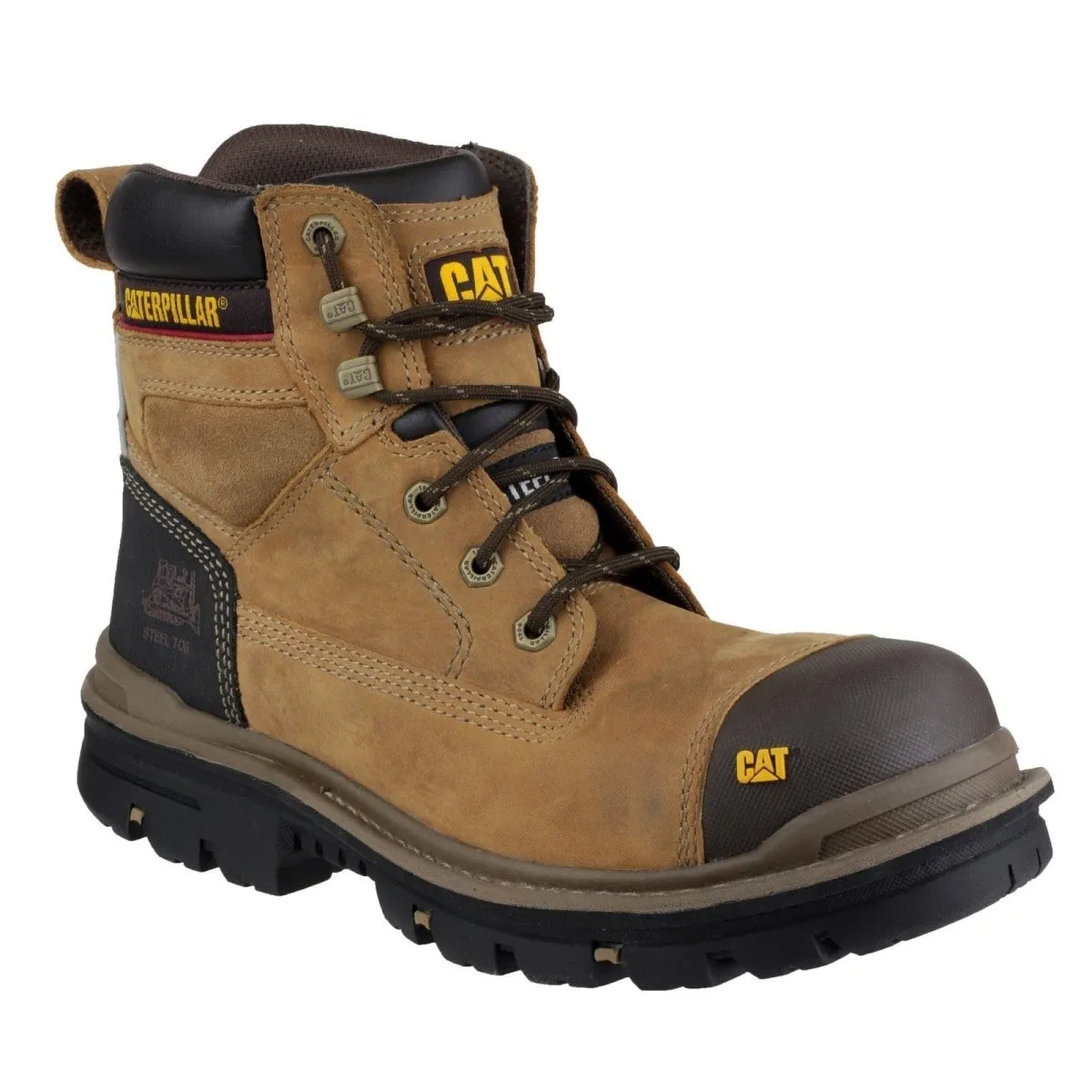 Caterpillar Gravel 6" S3 Steel Toe & Midsole Safety Boots