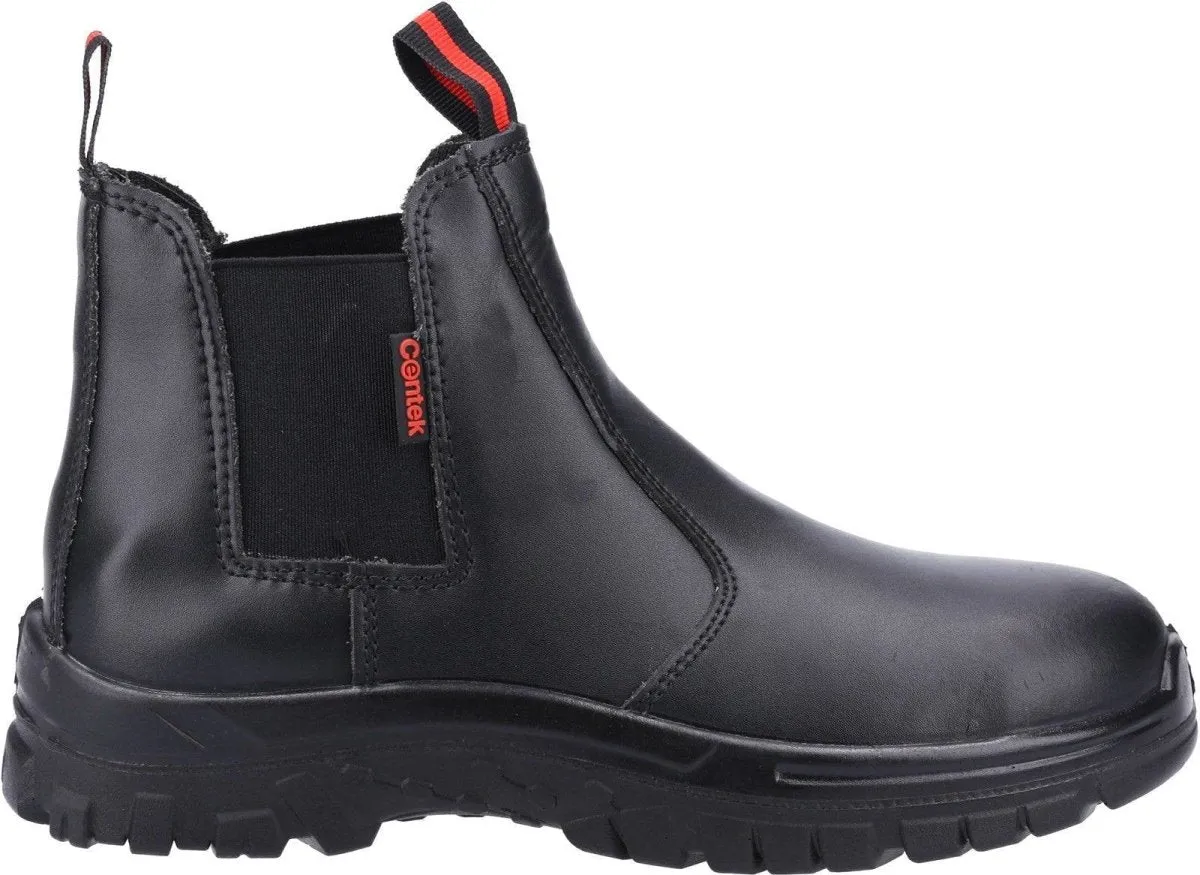 Centek FS316 Steel Toe Cap Black Safety Dealer Boots